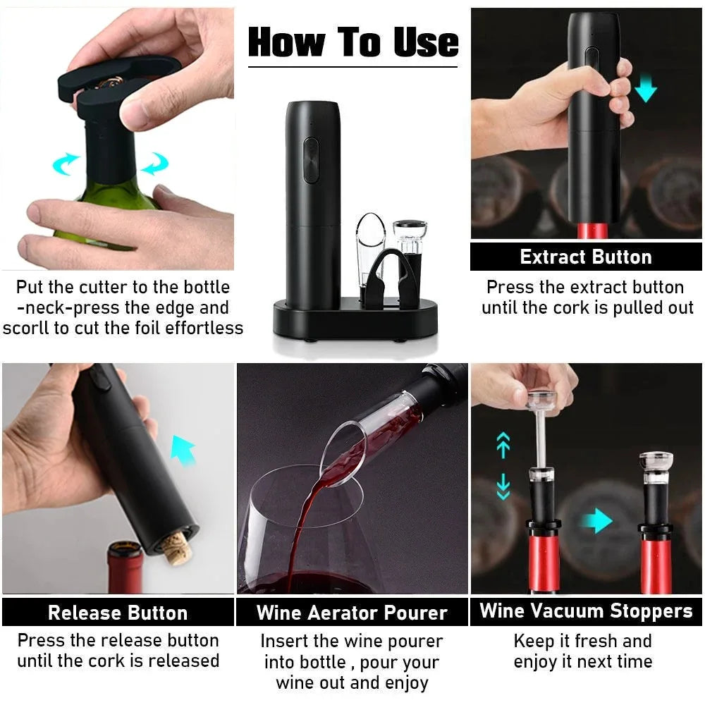 Cork Commander™"  Take charge of your wine ritual — effortlessly.
